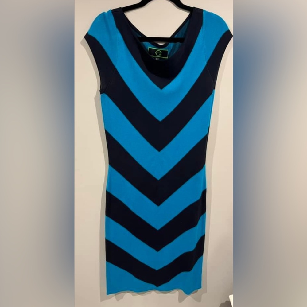 C. Wonder Chevron Sweater Dress